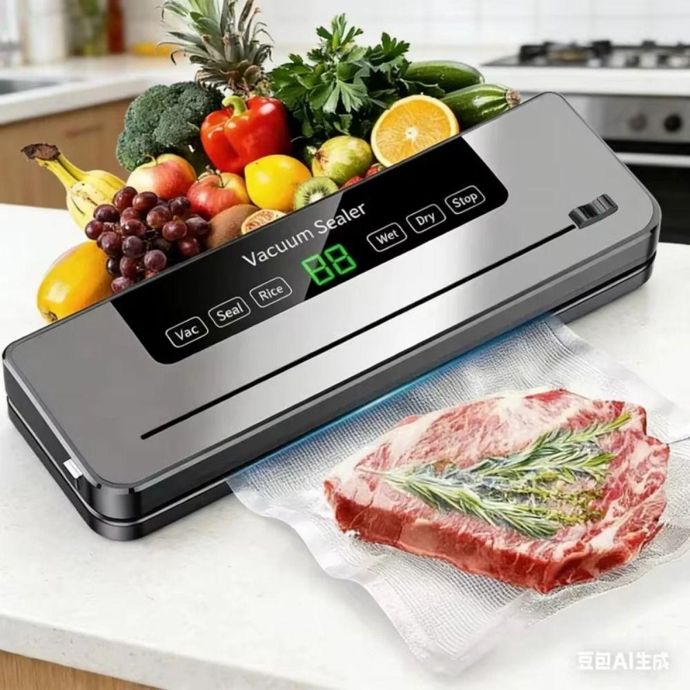 High-Suction 6-in-1 Vacuum Sealer Fresh-keeping Food Storage Sealer Commercial Use