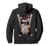 Black Shiba Inu Dog Carrying Carrier Hoodie