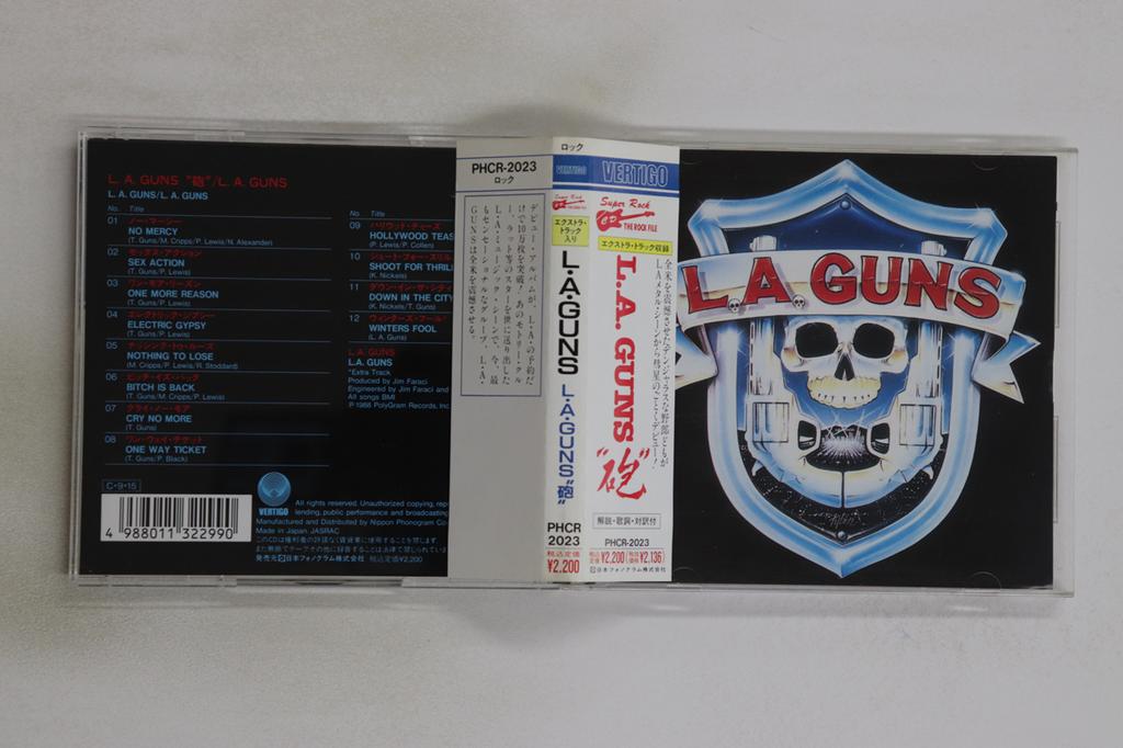 CD L.A. GUNS - L.A. Guns PHCR2023 Vertigo 1990 Japan Obi Rock Used
