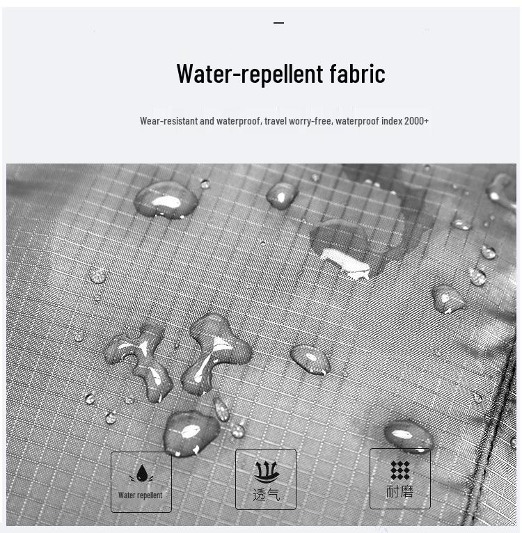 Wasserabweisender, leichter, faltbarer Rucksack mit großem Fassungsvermögen für Fitnessstudio & Reisen