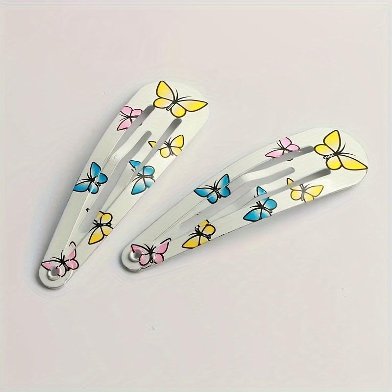 high quality20-50pcs New Basic Girl Print BB Clips Fashion Bangs Hairpins Cute Teardrop Hair Accessories Side Clips