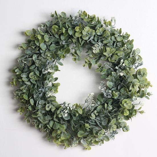 Exquisite Rose Wreath Easy To Clean Environmental Friendly Bright Colors