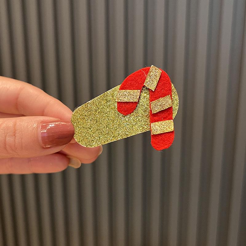 Festive Christmas Tree & Snowman Hair Clip for Kids