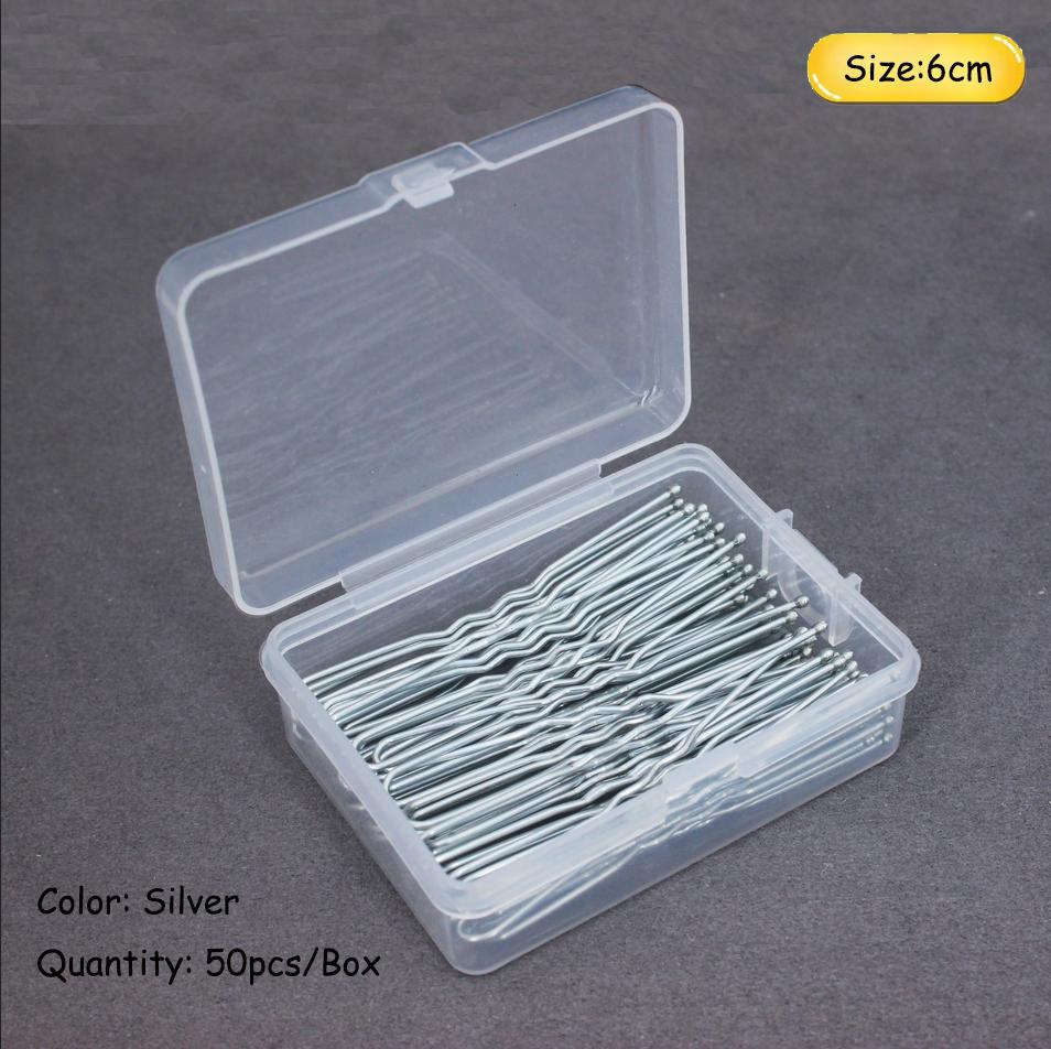 

50-200 шт. 6 см Базовая U-образная металлическая заколка для волос с золотым покрытием, незаметная заколка для укладки волос, салонные аксессуары для волос, свадебный зажим для волос