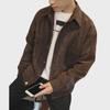 Herren Cordjacke im japanischen Stil - Trendig, hochwertig, Retro-Casual für Frühling & Herbst.