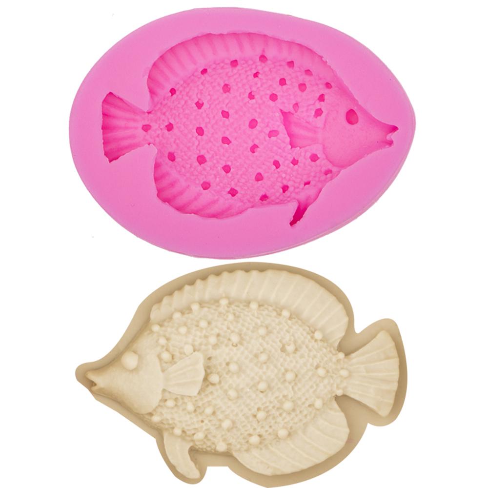 Buy DIY Chocolate Fish Baking Tools Candle Mold Silicon Molds Cake
