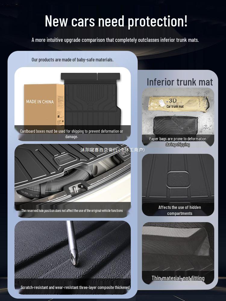 2026 Volvo XC60 TPE Trunk Mat Accessory