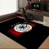 German Football Emblem Printed Office Carpet Chair Cushion Entryway Rug, Rugs for Living Room, Bedroom Christmas Gifts