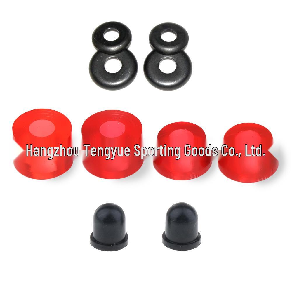 

Bagged Skateboard Fish Board with 3.25-Inch Bracket, Colorful Shock Absorber Bushings, Small 12mm Kingpin