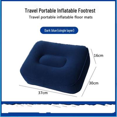 Single-Layer Inflatable Travel Footrest