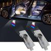 ta30-Car Door Welcome Lamp LED Atmosphere Light Ghost Shadow Projector Light For BMW M Performance E46 E90 E60 F20 X1 F10 F30 Sticker