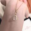 Sterling Silver Agate Gourd Necklace - Chinese Style, Women's Light Luxury, Niche Design, Birthday Gift