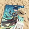 Game Xianyun Genshin Towel Sports Quick Dry Travel Camping Gear Sandproof Soft Light Large Beach Towel