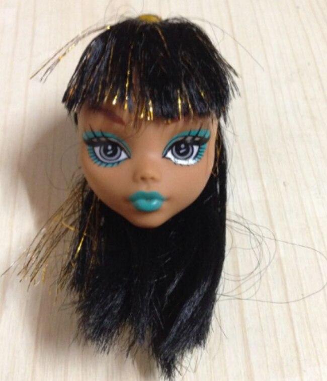 DeAO Testa Da Truccare E Pettinare 23cm, Testa Bambola Principessa Con Capelli Lunghi Biondi, Mollette Capelli, Testina Per Parrucchiere E Trucco E Accessori Parrucchiere Per Bambine - Foto 3