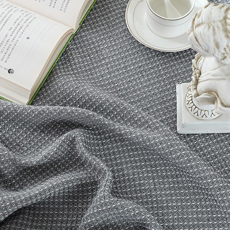 French Cotton Linen Tablecloth, Round Tablecloth, Light Luxury, Simple Style, Tea Table Cloth, 90Cm