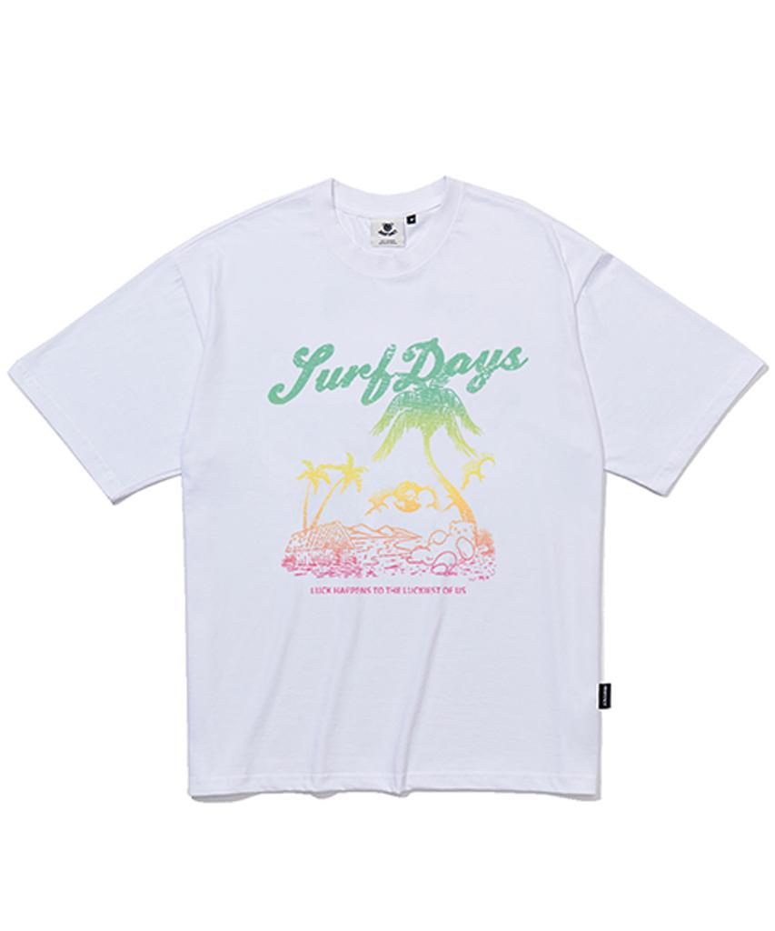 DYSFUNCT Palm Tree T-Shirt (White)