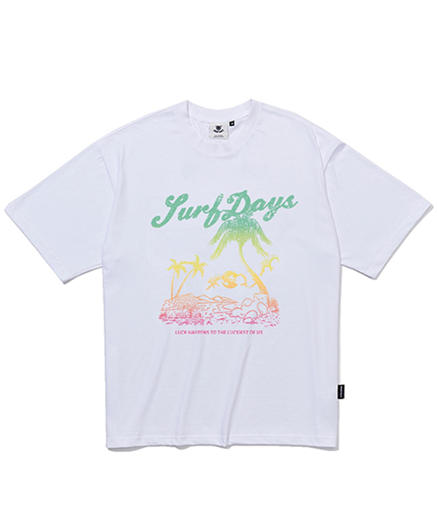 Disfunct Palm Tree T-Shirt (White) L