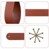 4PCS PU Leather Leather Curtain Brackets Wall Mounted Strap Hooks  Kitchen Decor