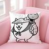 TD Cartoon Game The Battle CatsC Cushion Cover Pillow Case Soft Skin Friendly Fabric  Concealed Zipper