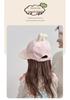 Kids' Cartoon Baseball Cap - Wide Brim Sun Protection Hat for Spring and Autumn