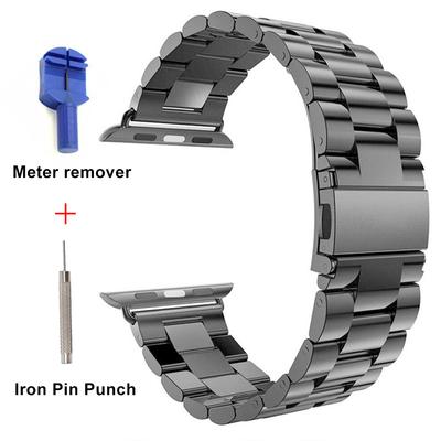 Řemínek z nerezové oceli pro Apple Watch Ultra Band 49 mm 40 mm 44 mm 42/38 mm 41 mm 45 mm náramek pro IWatch Series 8 7 SE 6 5 4 WatchBand (Bez Watch)