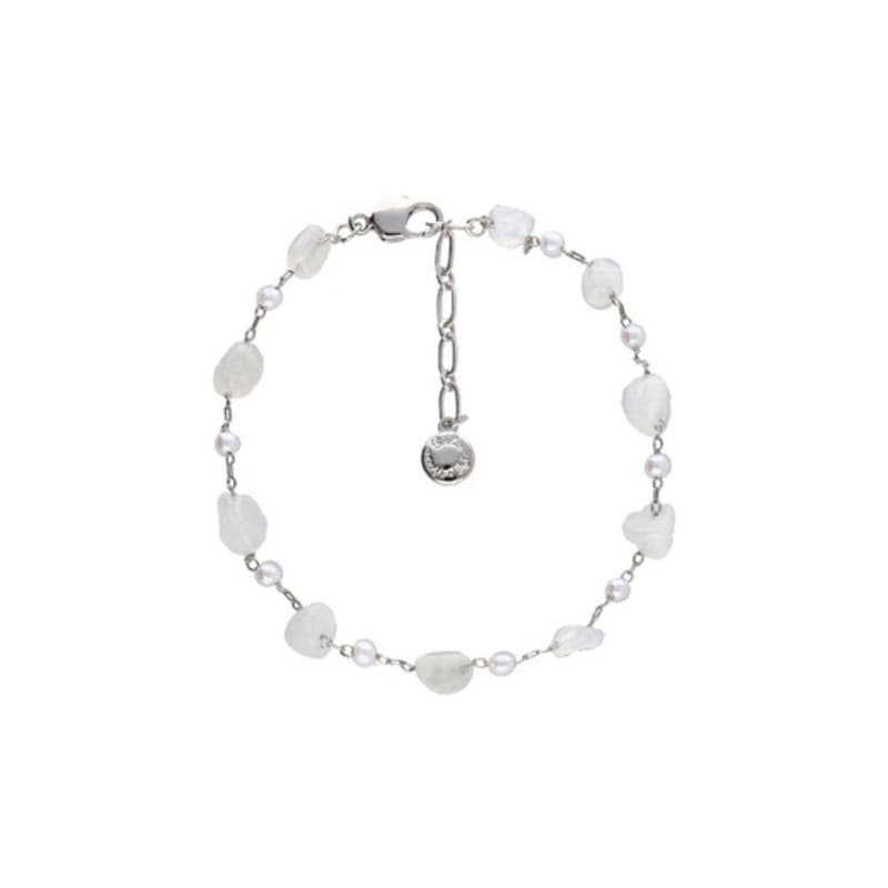 Rita Monica White Pebble Bracelet