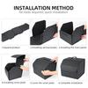 PU Leather Car Trunk Storage Box Automobile Stowing Tidying Box For Tesla Model 3 Model X Y Style Roadster Auto Accessories