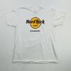 Maglietta Hard Rock Adulto Taglia L Logo Bianco Casual Foxwoods Casino Connecticut Uomo Donna Unisex T-Shirt