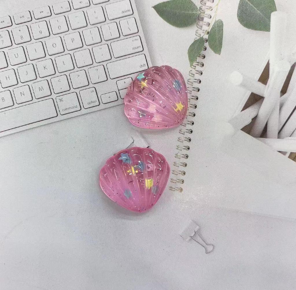 DIY Resin Sequin Imitation Shell Phone Case, Shoe Buckle, Storage Box & Ornament Supplies