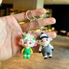 Pvc Keychains With Lovely Outfits Sturdy Metal Ring For Nice Bag Decor Gift For Kids And Friends Cute Cartoon Sheep