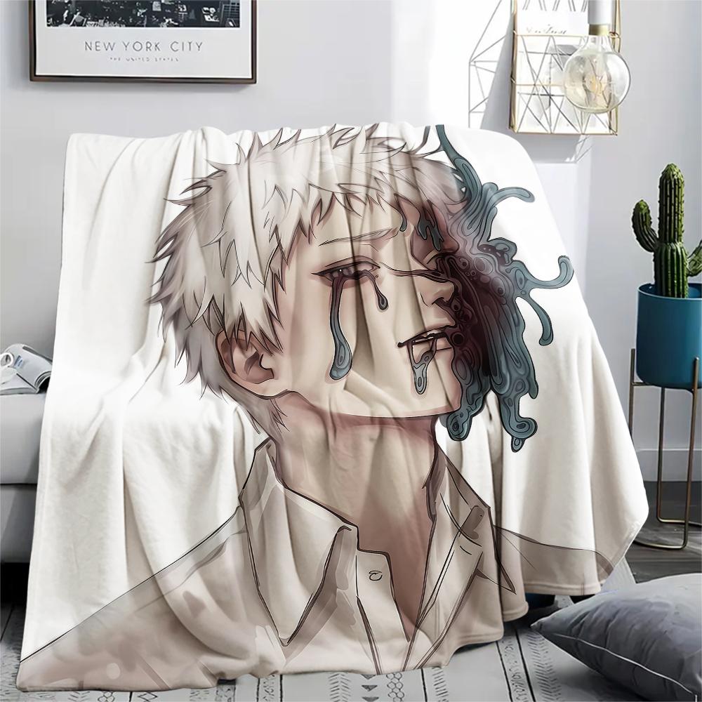 1PC The Summer Hikaru Died Print Flannel Blanket, High quality All Seasons, Home Decor, Warmth and Comfort, Perfect for Christmas Gifts