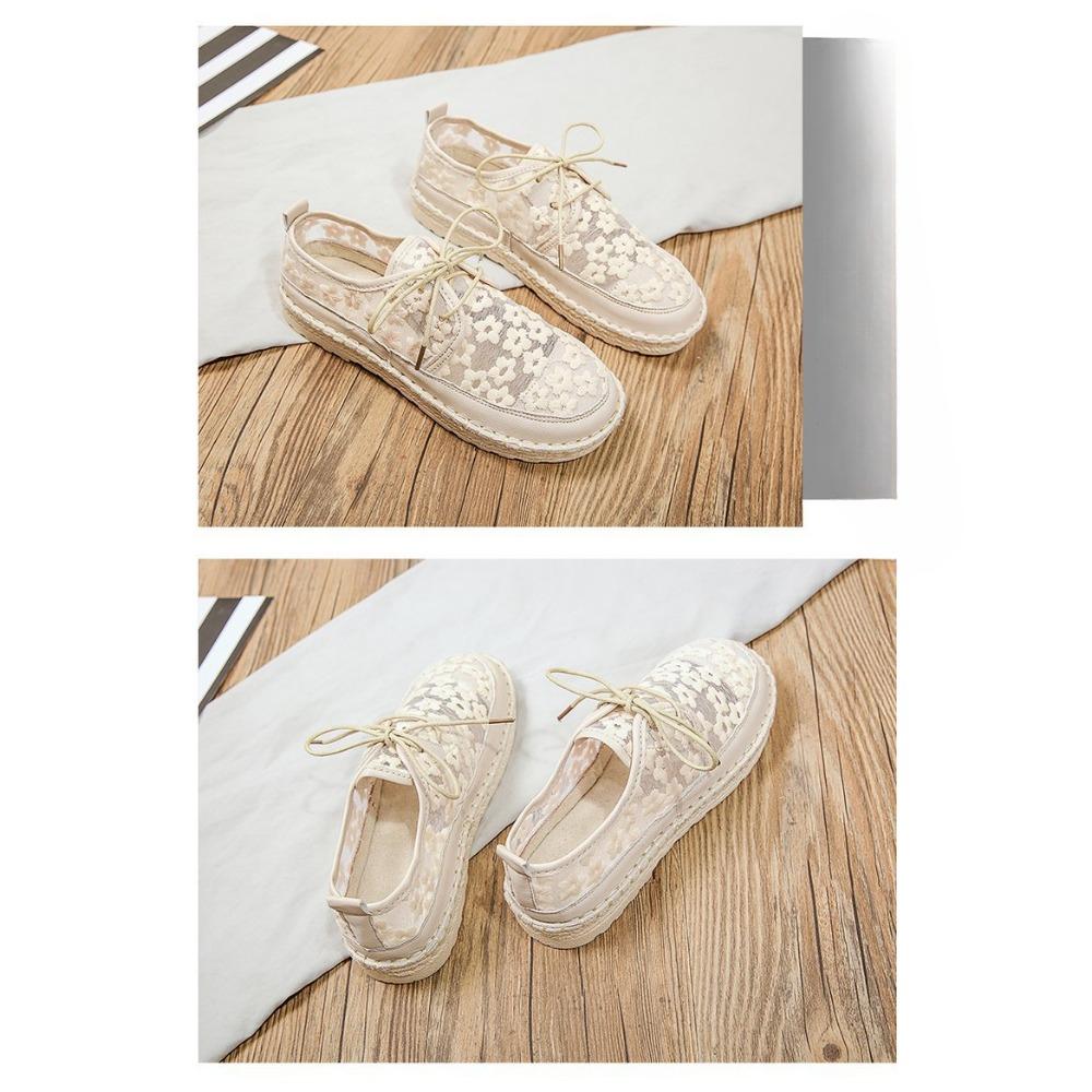 Летние сетчатые женские одиночные туфли с выемками Новые туфли Le Fu 40 абрикосовый — фото 13