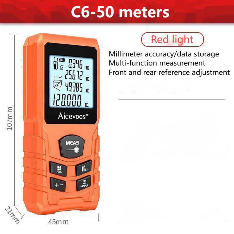 High-precision Laser Distance Meter Infrared Measuring Ruler Electronic Ruler Room Meter Handheld Distance Measuring Instrument