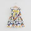 Toddler Girls Summer Princess Dress Kids Baby Party Wedding Sleeveless Dresses