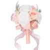 Hochzeitssträuße für Braut Weiches Band Brautjungfer Braut hält Blumen Künstliche Rose für