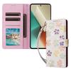 For Xiaomi Redmi Note 13 5G Wallet Case RFID Blocking Lacquered Leather Cover