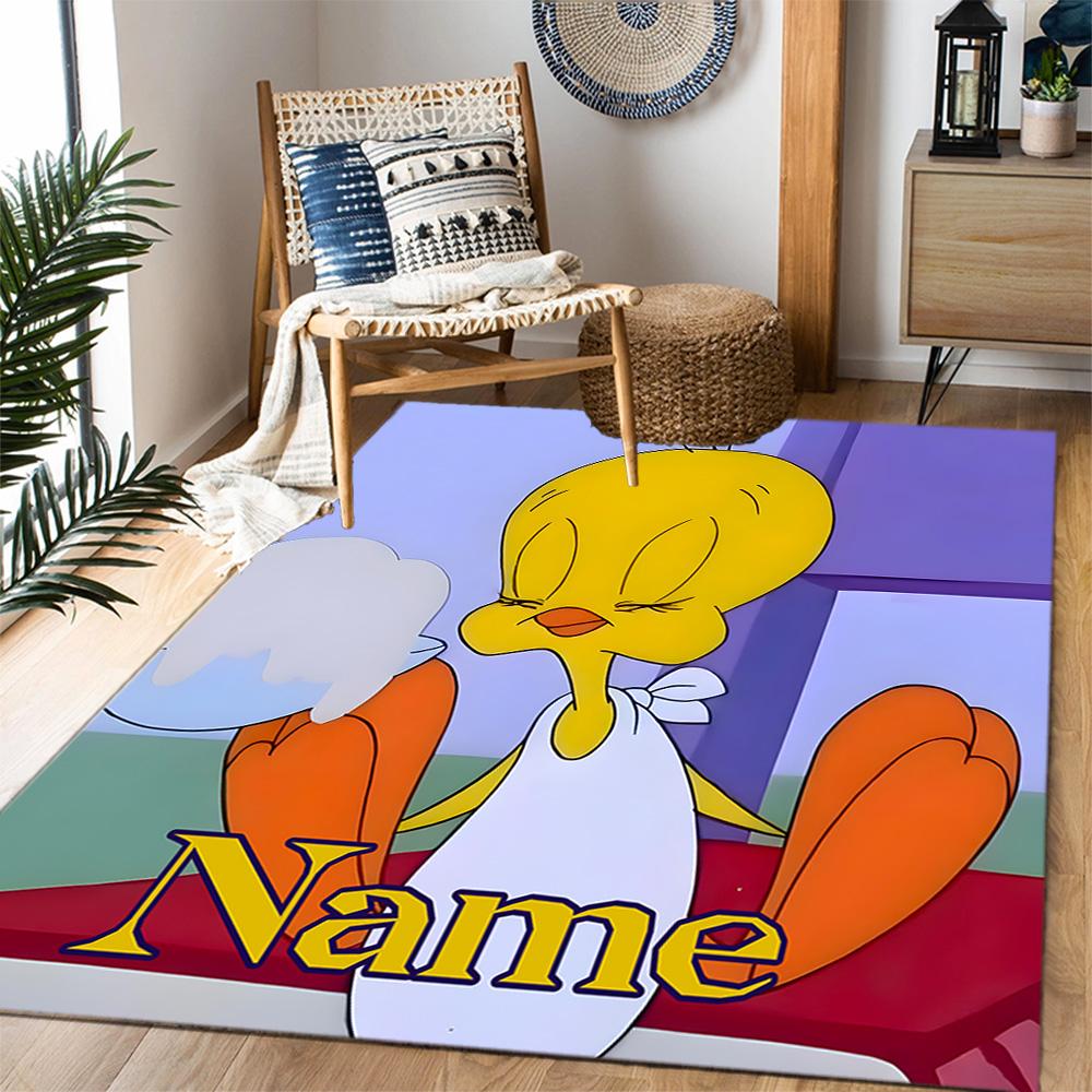 Looney Tunes Adventure Customize Your Name Carpet Perfect for Balcony Kitchen Dining Room Dormitory Antislip Carpet Office home decor