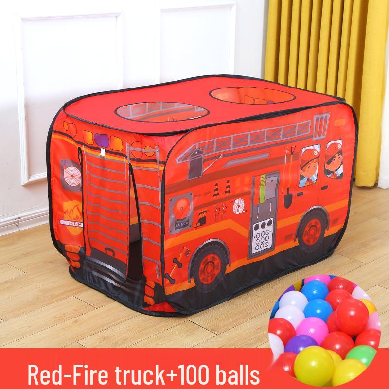 Kids' Indoor Car Tent Playhouse - Foldable Baby Pool & Play Space