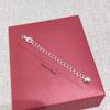 Chain tail water drop brand pearl buckle extension chain water drop buckle twist chain lobster buckle accessories chain