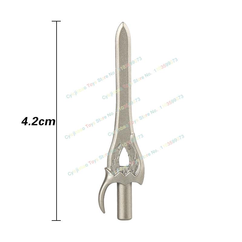 Medieval Military Cavalry Figures Building Blocks Accessories Sword Shield Knight Weapons Toys for Kids PJT049