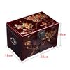 Elegant Large Capacity Jewelry Box Vintage Makeup Case Chinese Wedding Gift Hand Painted Lacquer