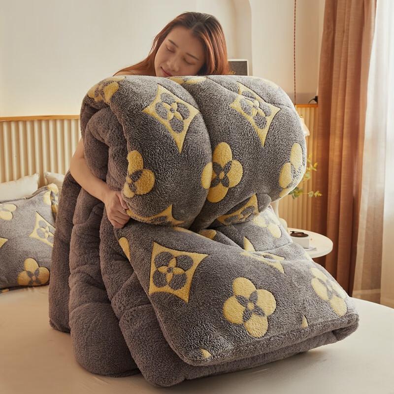 Yuanzhiwei Double-Sided Milk Velvet Warm Quilt
