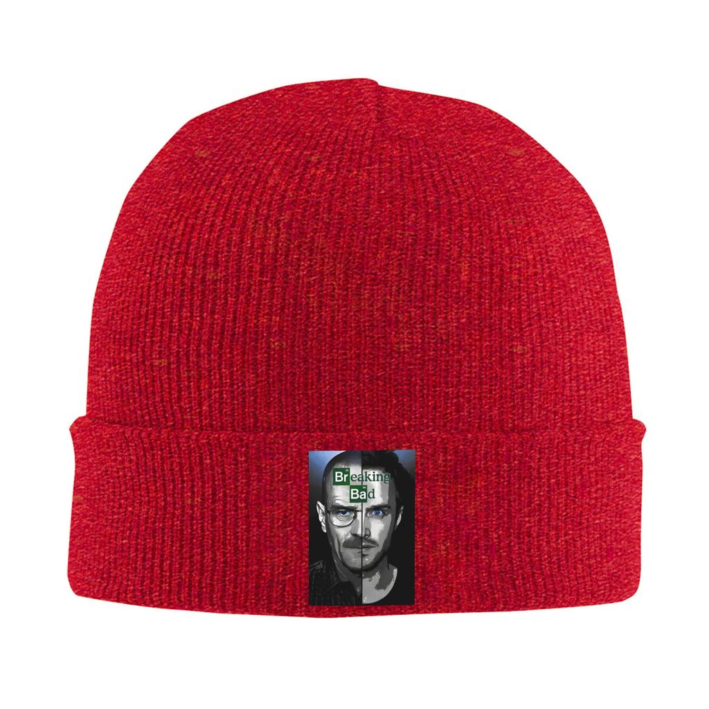 Breaking Bad Beanie Hats  Bonnet Hats Female Male Street Y2K Kpop Knit Hat Spring Pattern Warm Soft Caps