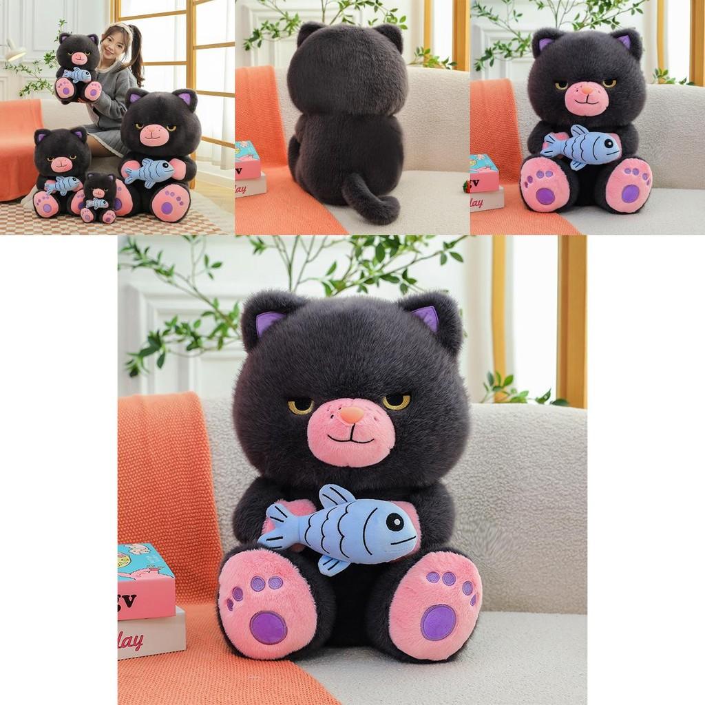 Cute Demon Meow Meow Plush Toy Cat Animal Doll For Kids And Collectors