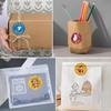 1Roll Cute animal stickers, wholesale stickers, non drying stickers, handmade decorative stickers, gift packaging stickers