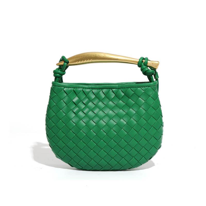 JMG Bags Sardine Serie Handgeweven Tassen, Modieuze en Casual Mini Handtassen, Trendy Enkelvoudige Schouder Crossbody Dames Tassen