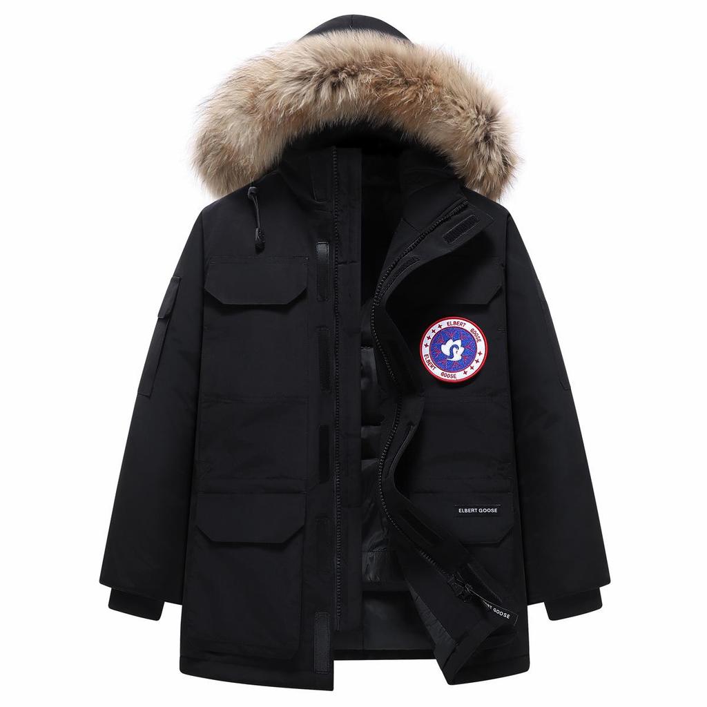 Zimní expediční parka s husím peřím - Zesílená nadměrná velikost Pracovní oděv pro muže a ženy