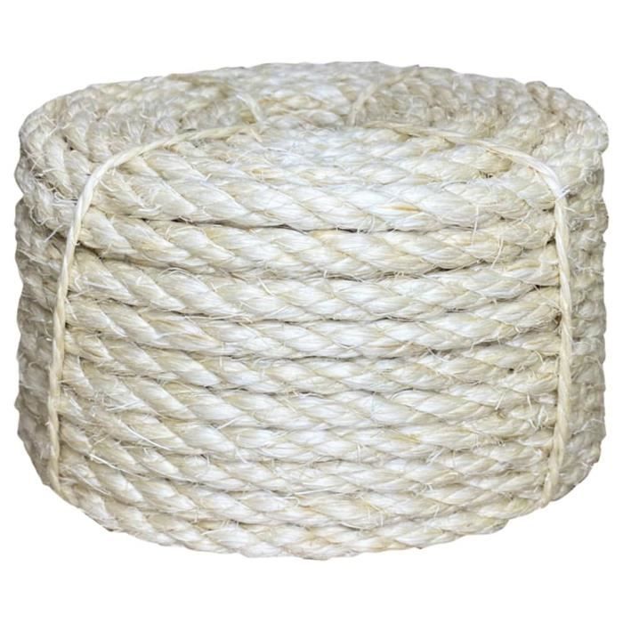 VidaXL Rope 100% Sisal 10 Mm 25 M 155022