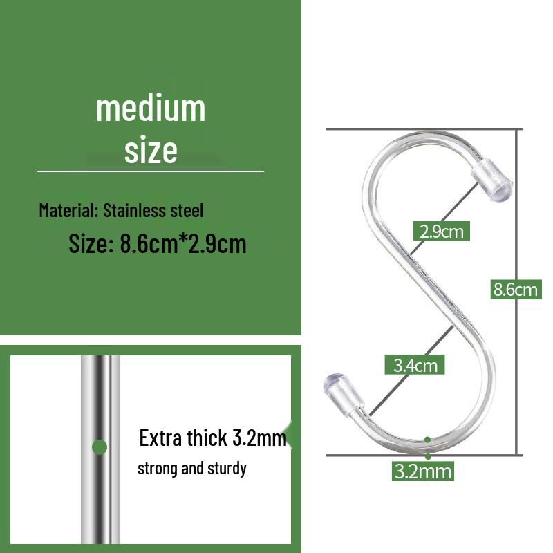 Wielofunkcyjne Haki S ze Stali Nierdzewnej Beiyipin