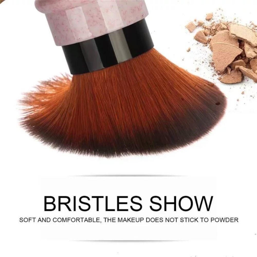 Portable Makeup Brush Retractable Single Blush Brush New Powder Blush Brush  Outdoor Travel